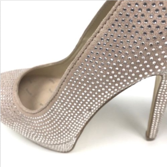 Betseyville Light Pink Sparkle Prom Formal Heels - Picture 6 of 8